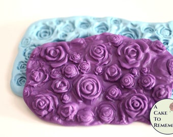 or a fondant border for cake decorating Three size options Stone texture soap molding mat to make a geode texture for soapmaking
