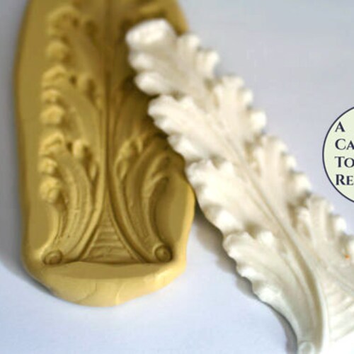 Pointed Acanthus Leaf Mold Set for Cake Decorating Polymer Etsy