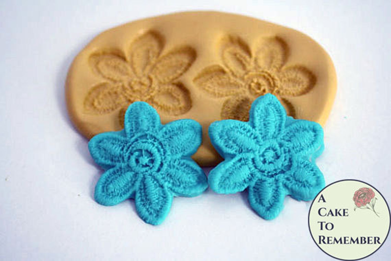 Flower Lace Mold for Cake Decorating Chocolate Mold Polymer Etsy UK