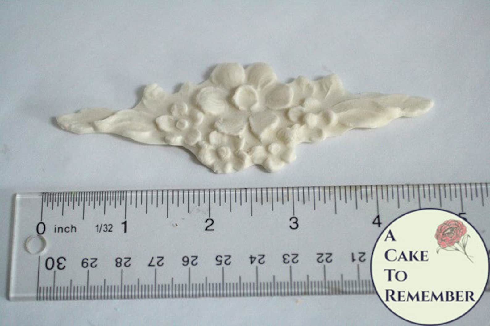 Floral Swag Silicone Mold About 4.5 Wide. Wedding Cake Etsy