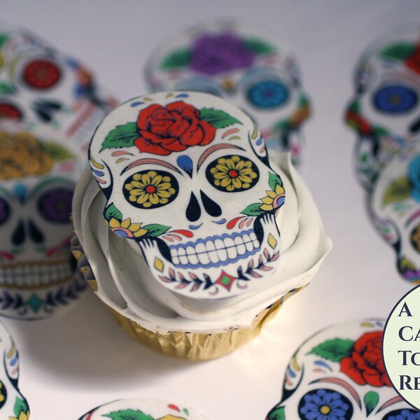 Day of the Dead Cake Topper - Etsy