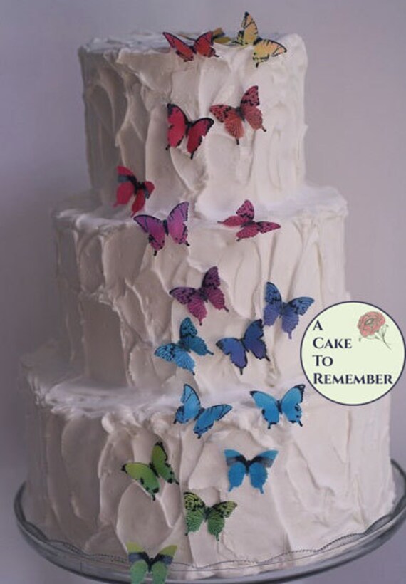 Woodland wafer paper cake decorating kit for moth cakes