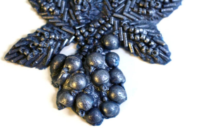 Beaded Grape Cluster Silicone Mold Beaded Fondant Mold for Etsy