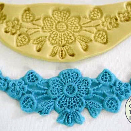 Silicone Lace Mold for Cake Decorating Floral Swag Cupcake Etsy