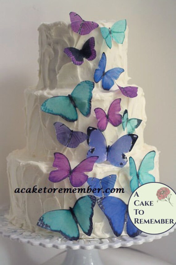 Woodland wafer paper cake decorating kit for moth cakes