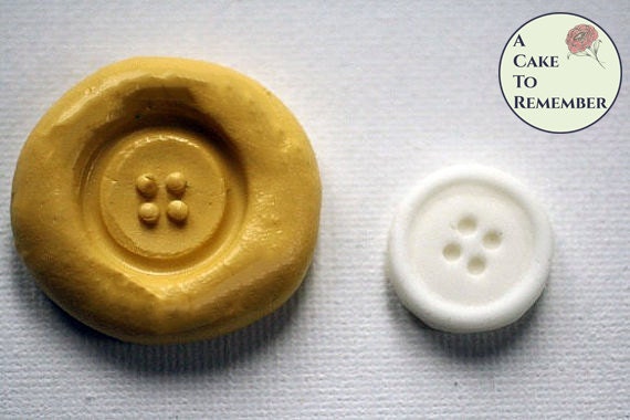 Button Silicone Mold For Cake Decorating Fondant Button
