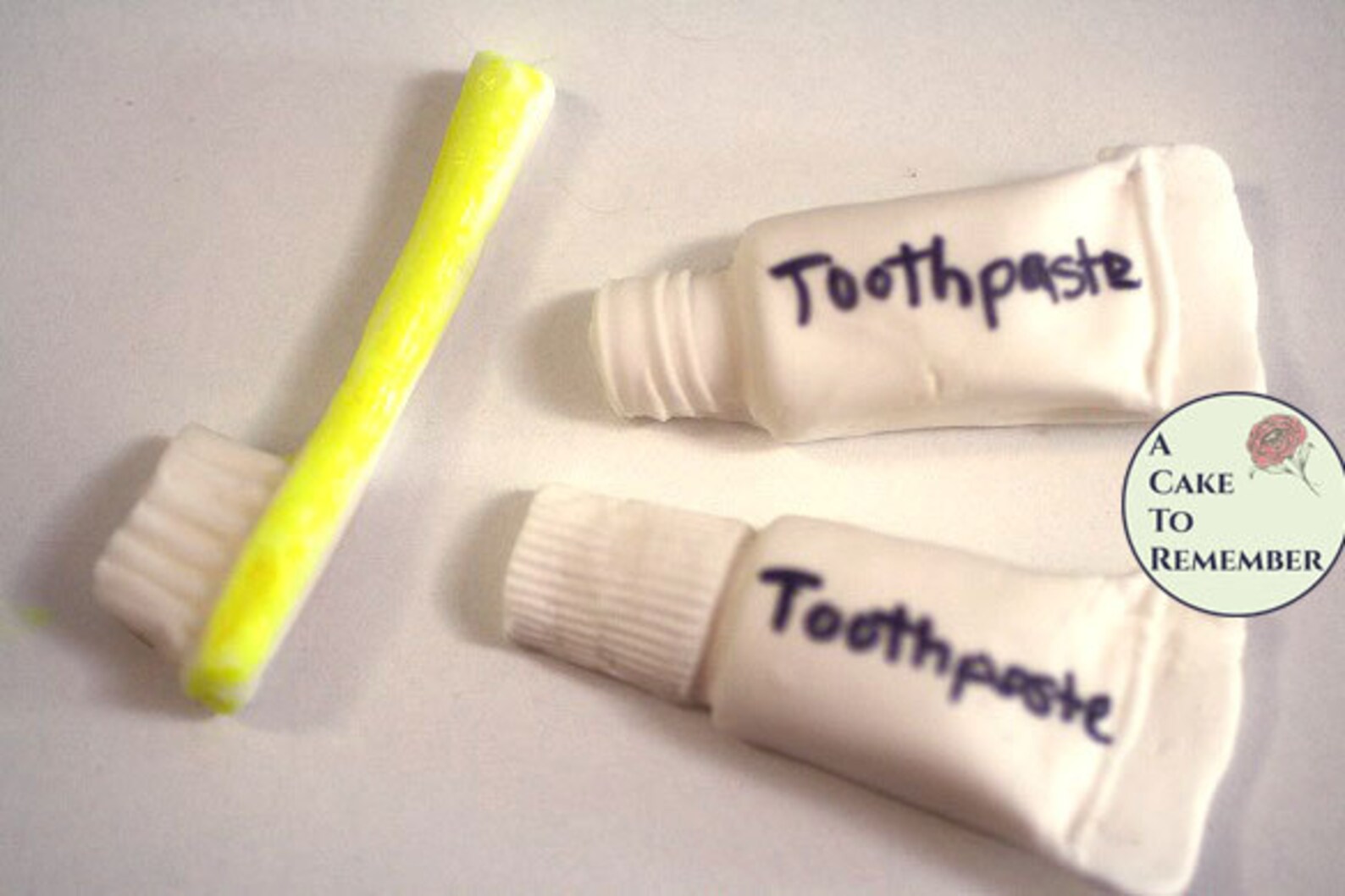 Toothbrush Mold and 2 Toothpaste Tube Molds for Dentist Cake Etsy