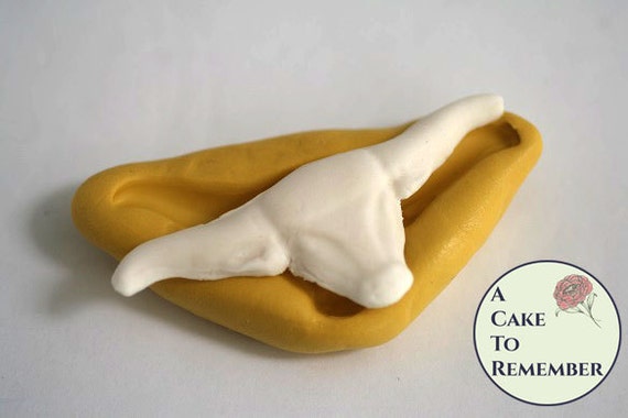 Longhorn silicone mold for cupcakes, 3" wide, Texas mold, cake decorating mold for western or cowboy party cupcake toppers M5073 Il_570xn