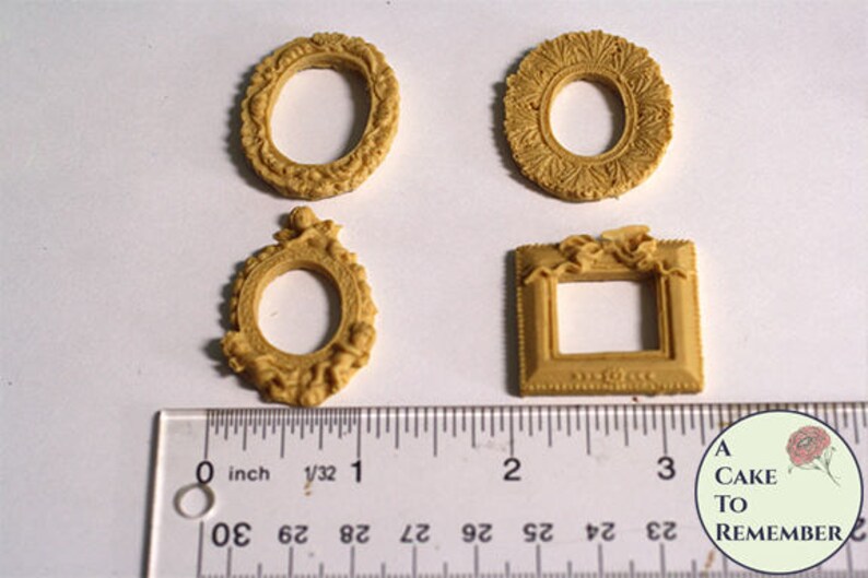 Small Picture Frames Mold Set Silicone Craft Molds for Cake Etsy
