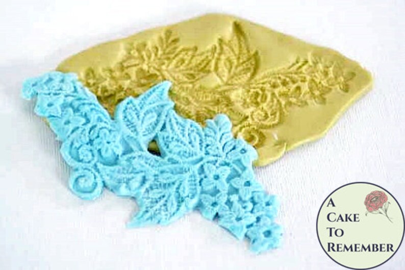 Silicone leaf and flowers lace Mold for cake decorating cupcake decorating, chocolate, polymer clay, resin, leaf lace mold M073