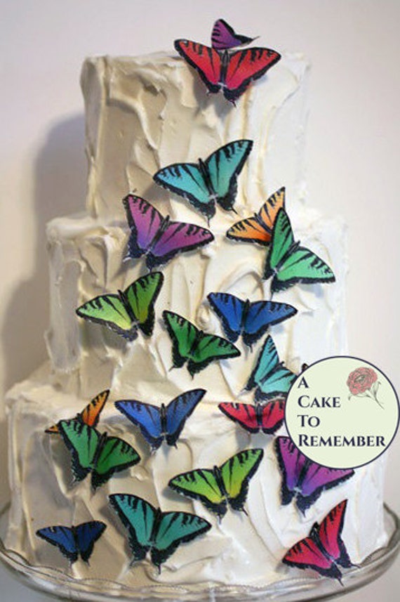15 Edible Butterflies Swallowtail Butterflies For Country Wedding