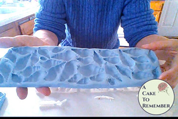 Seashell Soap Mold Silicone Mold Texture Mat For Soap Making Loaf