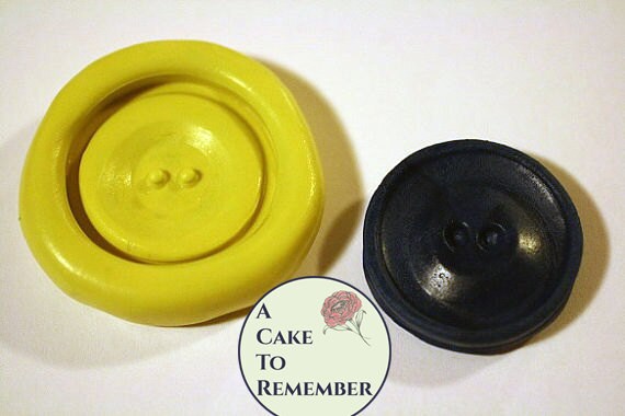 Large 1 5 Silicone Button Mold For Cake Decorating Also Good For