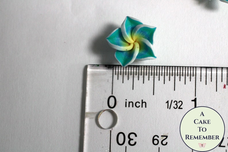 Tiny flowers mini mold mm007 about 12 wide each Resin plumeria silicone mold Fondant or gumpaste mold for cakes or cupcake toppers