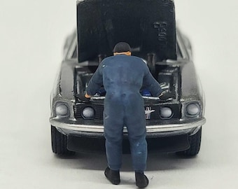 Figure 1:64 Scale – Painted or Unpainted Resin Miniature for Diecast Collectors