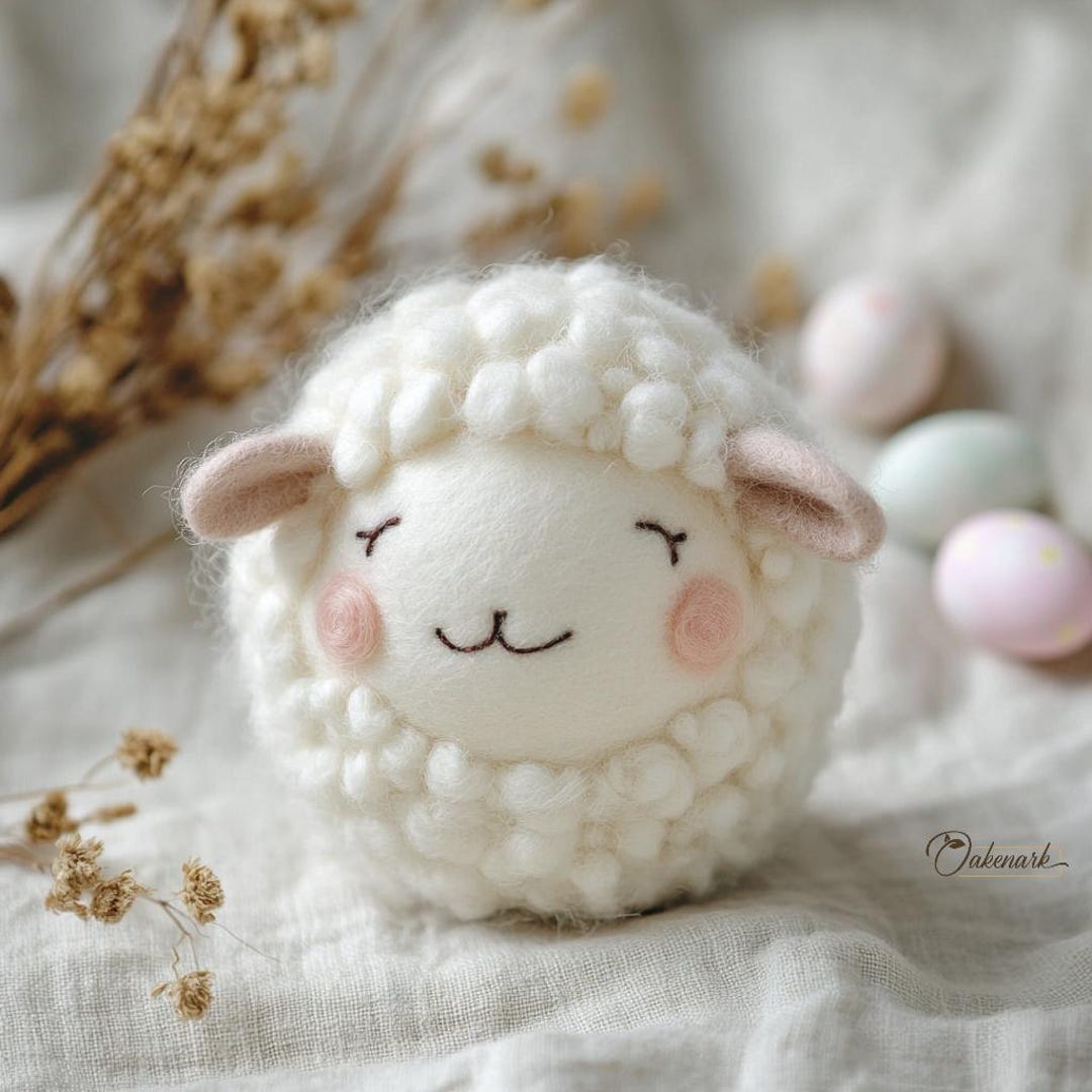 needle-felted-sheep-figurine-wool-lamb-sculpture-miniature-farm
