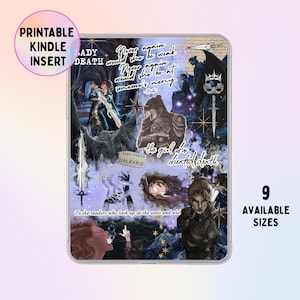 Fantasy Kindle Insert | Night Court | Lady Death | Nesta Archeron | ACOTAR | Kindle Colorsoft | Kindle Paperwhite | Kindle Basic