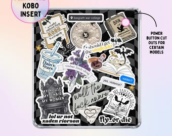 Fourth Wing Era | Dragon Kobo Insert | Basgiath | Clear Case Insert | Kobo Libra Colour Insert | Kobo Nia | Kobo Sage | Digital Download