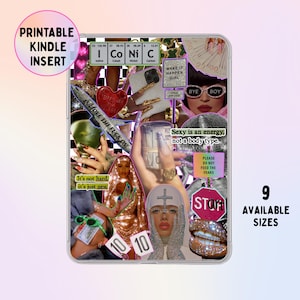 Inserto Kindle per album di ritagli a tema femminile / Empowerment femminile / Kindle Colorsoft / Inserto Kindle Paperwhite / Inserto Kindle Basic / Download digitale
