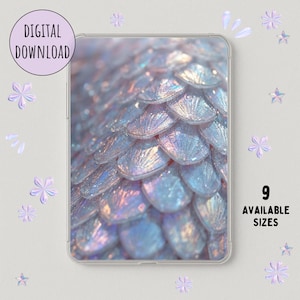 Fantasy Bookish Kindle Insert | Fantasy Lover | Kindle Colorsoft | Kindle Paperwhite Insert | Kindle Basic Insert | Iridescent Dragon Scales