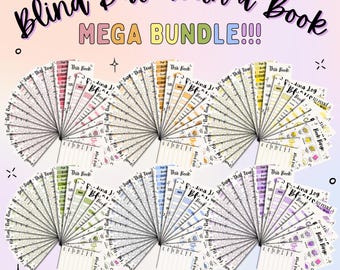Blind Date With a Book Mega Bundle | Printable BDWAB Kit | Trope Checklists | Reading Log | Book Reviews | BDWAB Packaging Inserts