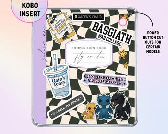 Fourth Wing Kobo Insert: Basgiath War College, Dragon Rider Romantasy, Dragon Aesthetic, Booktok (Digital Download)
