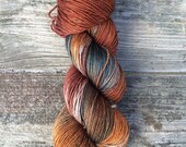 SW Merino, Yak, Silk, Hand Painted Yarn, Fingering Yarn, Hand Dyed Yarn