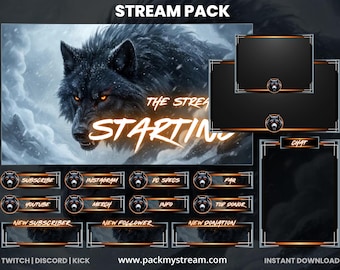 Dragon Vertical Stream Pack for TikTok Live, Twitch & YouTube | Mobile Streaming Overlay Kit