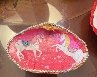 Coastal Unicorn trinket dish