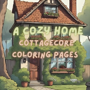 Advanced Adult Coloring Book | Cozy Interiors Concept Art PDF | 38 Detailed Coloring Pages for Relaxation & Creativity