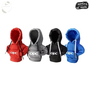 Sudadera con capucha hecha a mano, funda para pomo de palanca de cambios de coche, funda para palanca de cambios manual, accesorio interior para coche, linda sudadera con capucha para palanca de cambios