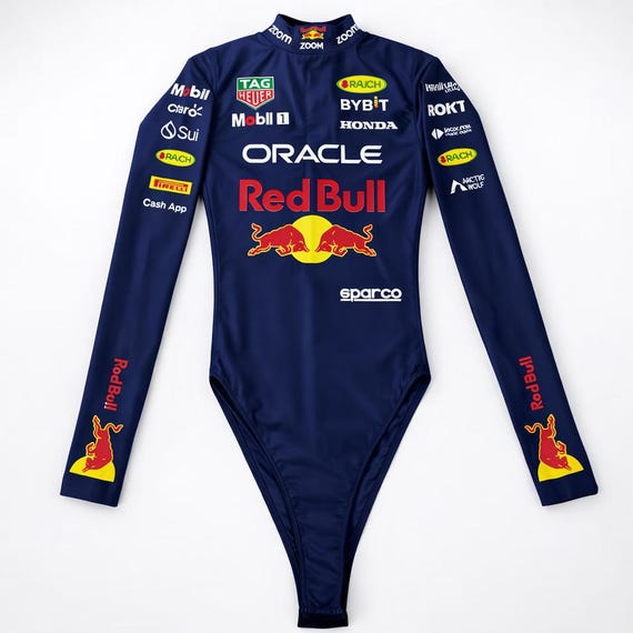 2026 Redbull Racing Suit Logo Decals Pack – F1 Red Bull Undershirt Logo Placement | Vector Digital Files
