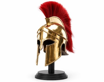 Spartan Warrior Helmet 300 Filmreplika – Kung Leonidas hjälm för lajv, cosplay och samlare