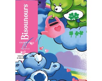 DIGITAL - pdf - Ausmalbilder, Mysteres Bisounours, mehr als 100 Seiten, Mystery Colouring, kleurboek.