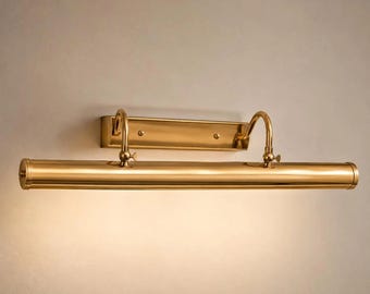 Solid Brass Picture Light – Adjustable Artwork Light for Paintings, Mirrors & Gallery Walls