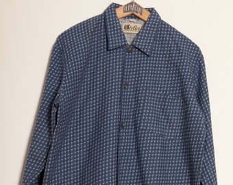 French Night Blue Shirt Vintage 60's (S/M)