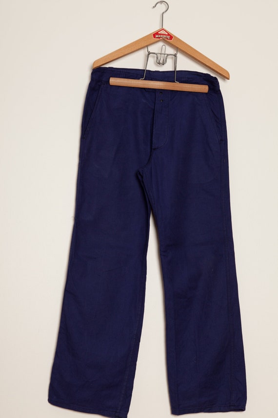 French Indigo Work Pants (L)