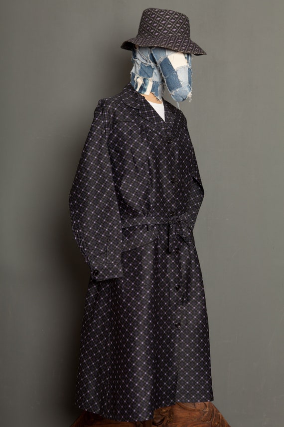 French Women Black Work Dress Coat 50's (M/L) - image 2