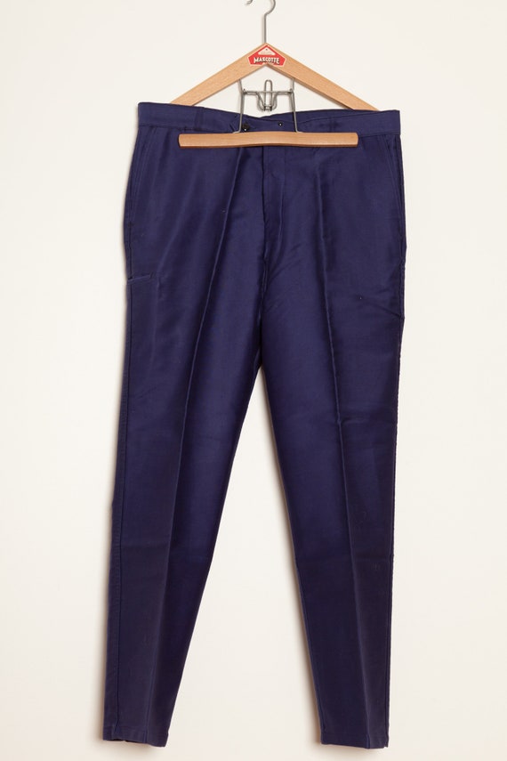 Moleskin French Work Pants Indigo adolphe Lafont (