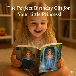 Personalized Princess Storybook | Gift for Daughter | Custom Fairy Tale Book | Digital Download PDF
