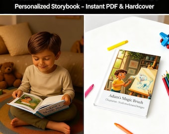 Personalized Storybook, Custom book from Photo, : Custom Bedtime Story for Kids (Digital PDF)