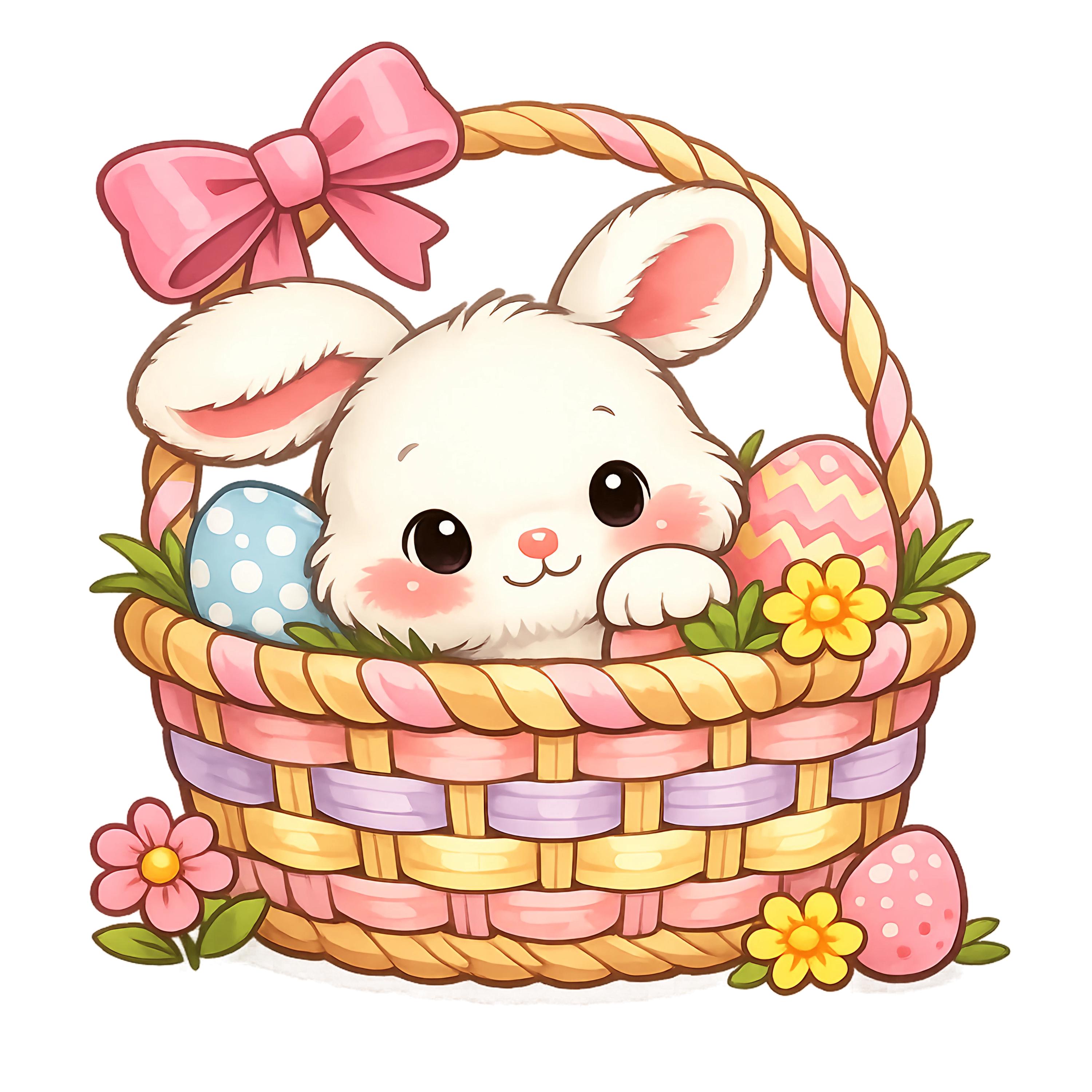 Easter Bundle SVG PNG | Easter Bunny Clipart & Printable Set | Spring ...