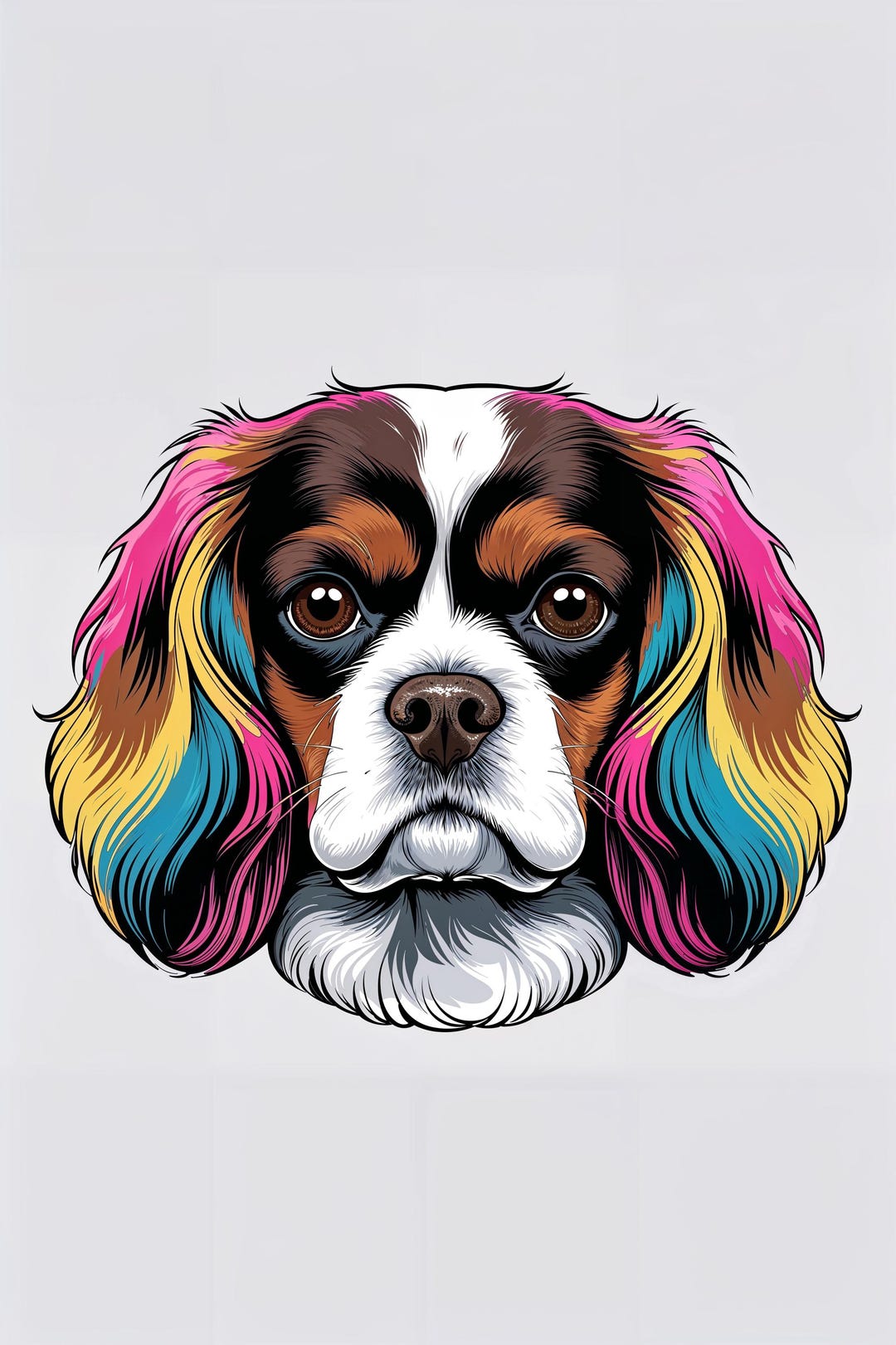 Colorful Dog Breeds PNG Bundle: 10 Clip Art Designs (digital Download ...
