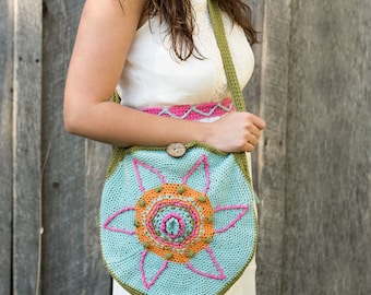 Crochet Tote Bag Pattern - Crochet Tote Pattern - Crochet Bag Pattern - Crochet Purse Pattern - Crochet Messenger Bag Pattern