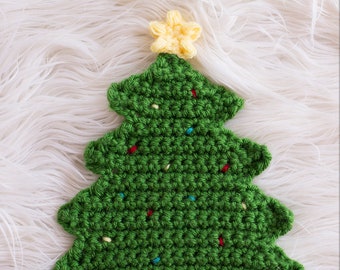 Christmas Tree Pot Holder Crochet Pattern