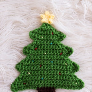 Christmas Tree Pot Holder Crochet Pattern