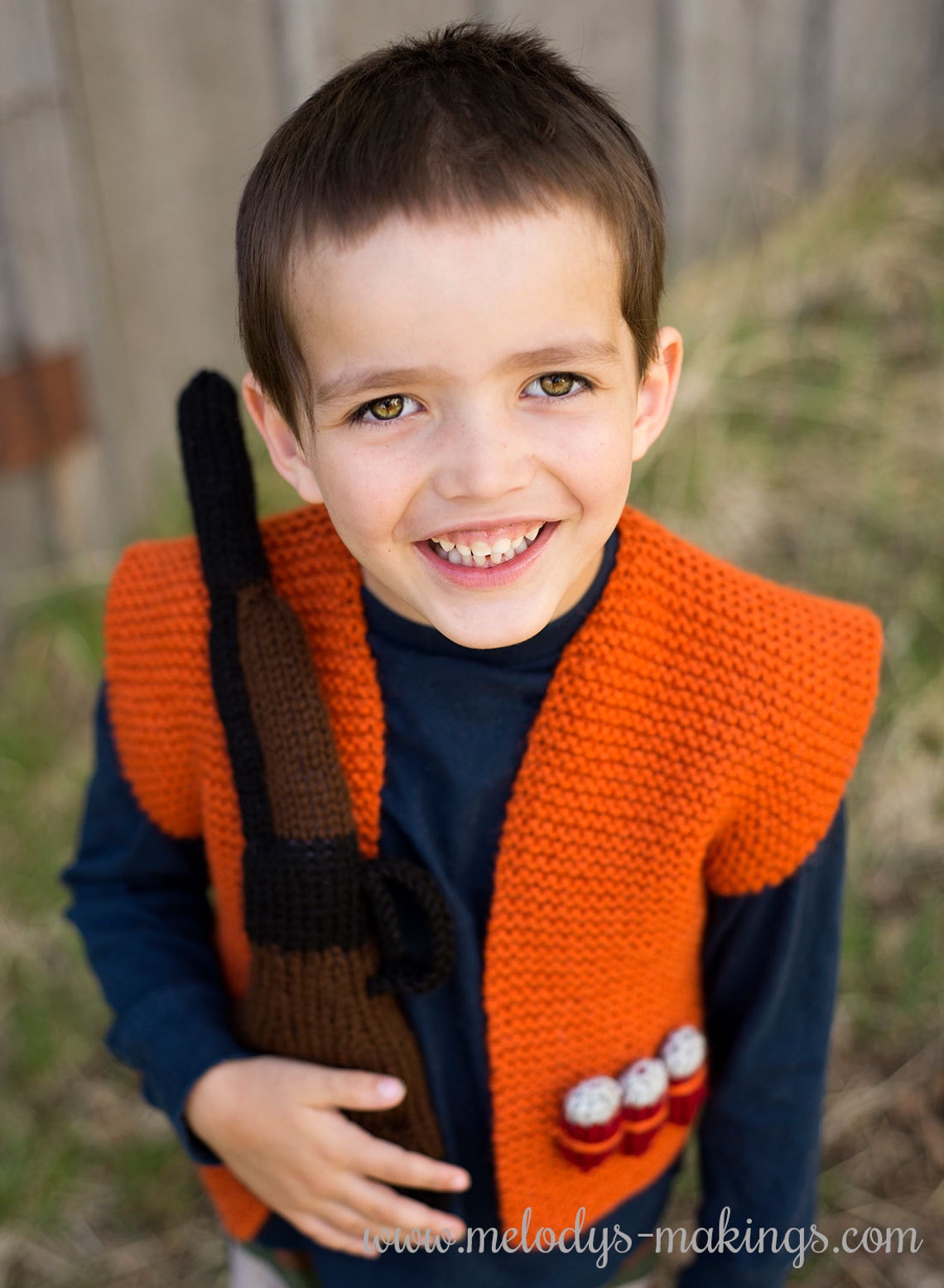 Hunting Vest Knitting Pattern Knit Hunting Pattern Hunter Etsy