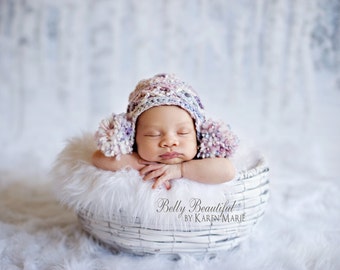 Crochet Earflap Hat Pattern - Baby Earflap Hat Crochet Pattern - Baby Hat Crochet Pattern - Adult Hat Crochet Pattern - Child Hat Pattern