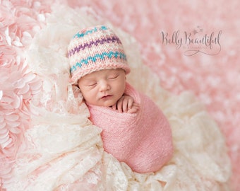 Sprightly Beanie Knitting Pattern - All Newborn, Baby, Toddler, Child, and Adult Sizes Included