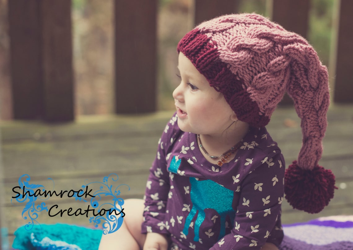 Stocking Cap Knitting Pattern Stocking Hat Pattern Baby - Etsy